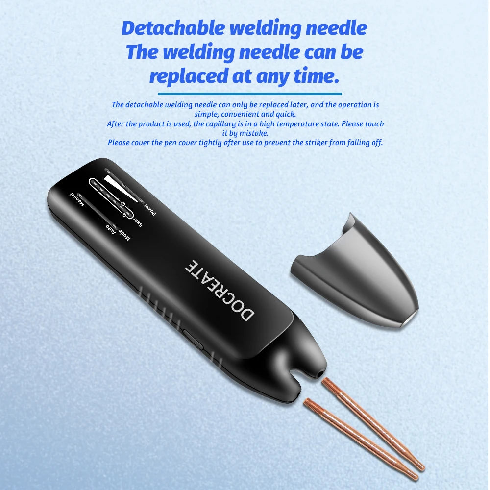 VIBE Handheld Spot Welder Portable Digital LED 18650 Battery