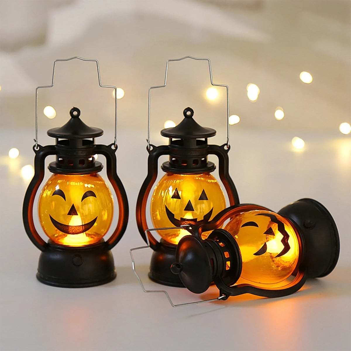 Pumpkin Lantern Halloween Glow Lamp – Indoor & Outdoor Decor