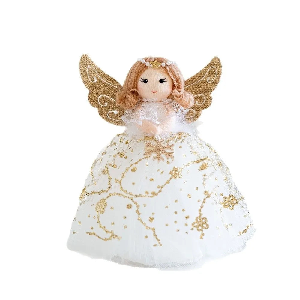 Christmas Angel Girl Hanging Ornament – Gauze Skirt Tree Pendant