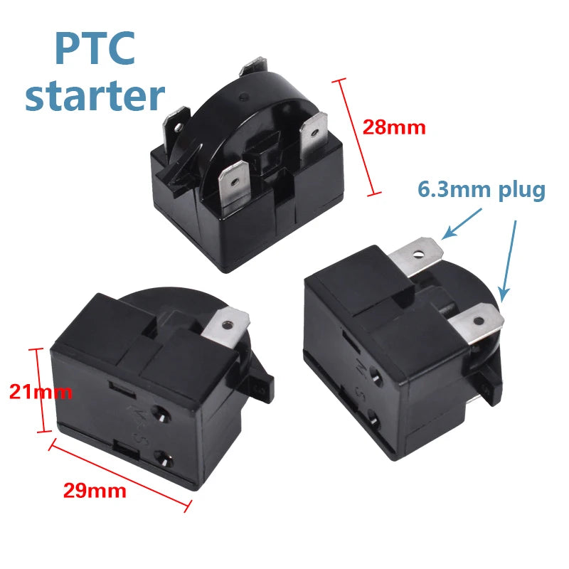 QP2-4.7 PTC Starter Relay & 6750C-0005P Overload Protector