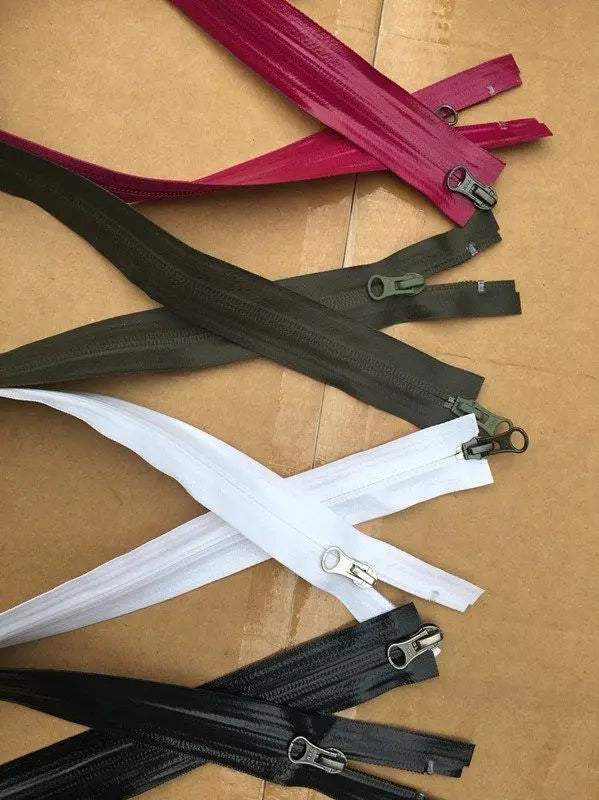 YKK5 Waterproof Double Open-End Zipper 50–90cm | Jackets