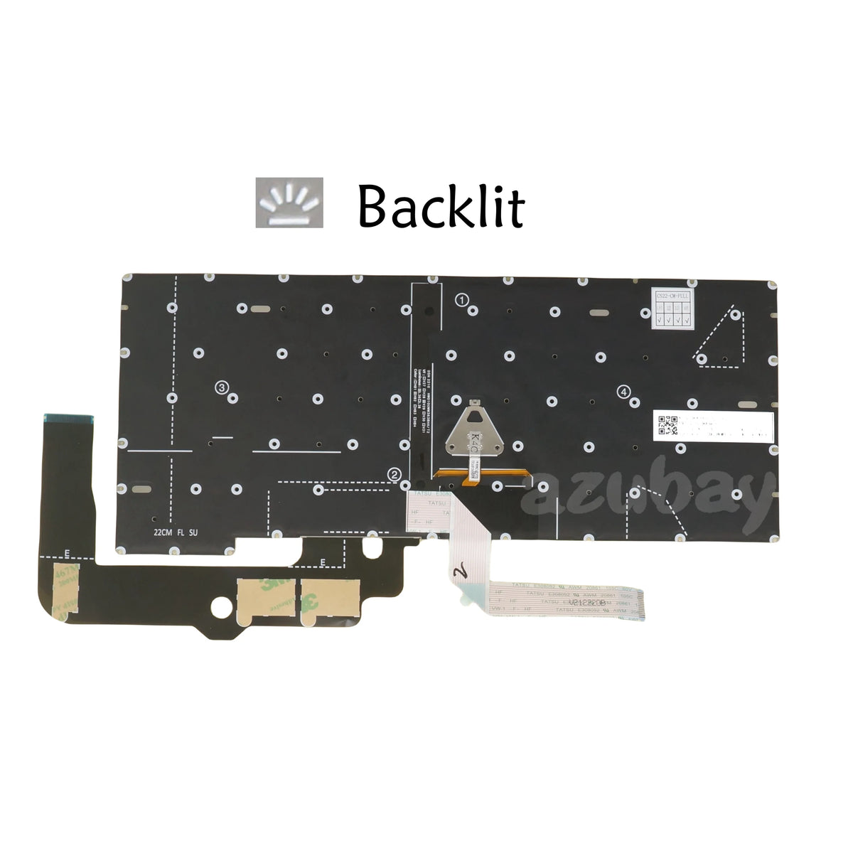Backlit Keyboard Lenovo ThinkPad T14s Gen 3 & 4 Nordic Layout