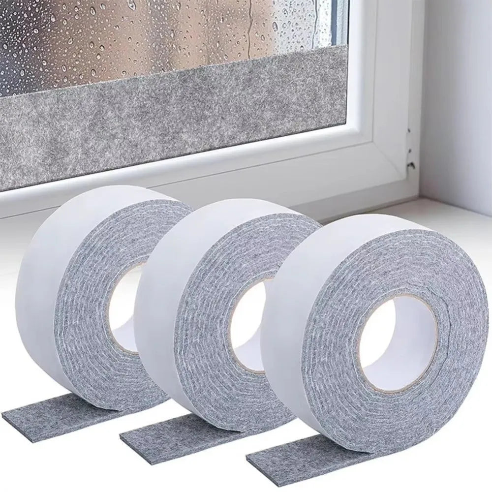 Felt Cotton Window Condensation Absorbing Strip 4M Self-Adhesive