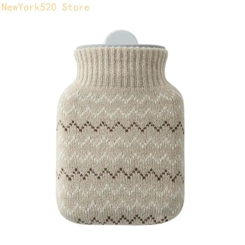 VIBE 300ml Silicone Hot Water Bottle with Soft Cover