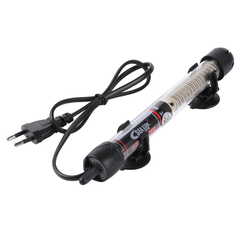 25–300W Submersible Aquarium Heater with Temperature Control