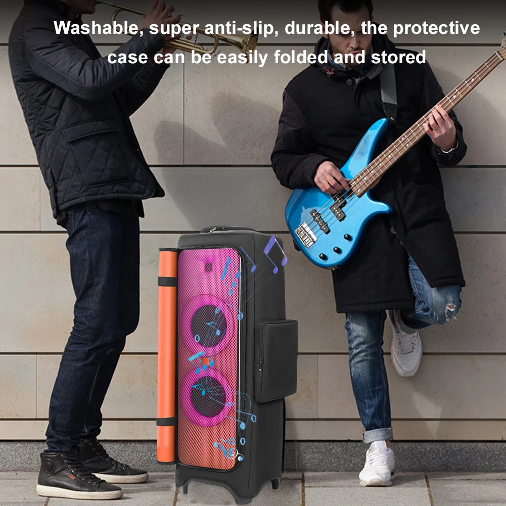 VODOOL Foldable Speaker Dust Cover with Mic Pockets – JBL PartyBox 1000