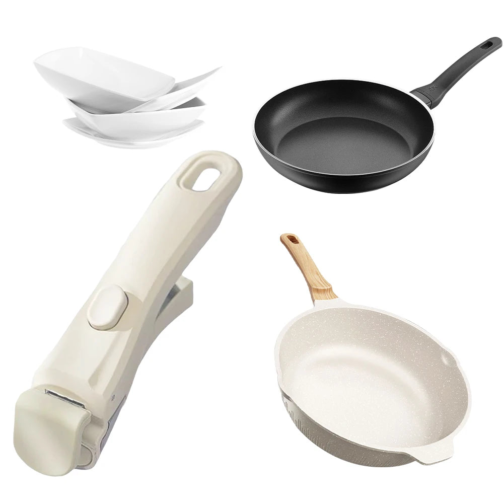 Universal Detachable Pan Handle – Anti-Slip Cookware Gripper