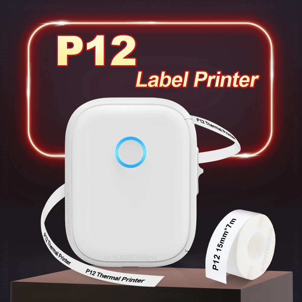 Labelwell P12 Bluetooth Label Maker – Portable Thermal Printer
