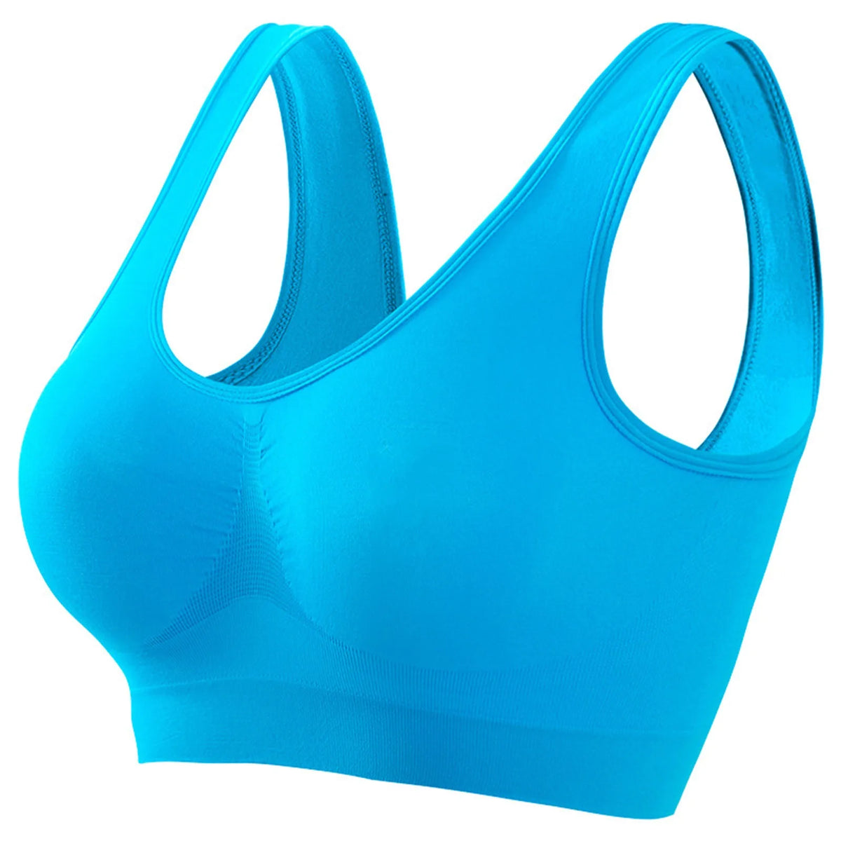 Women's Seamless Wireless Bra Sports Crop Top S–5XL