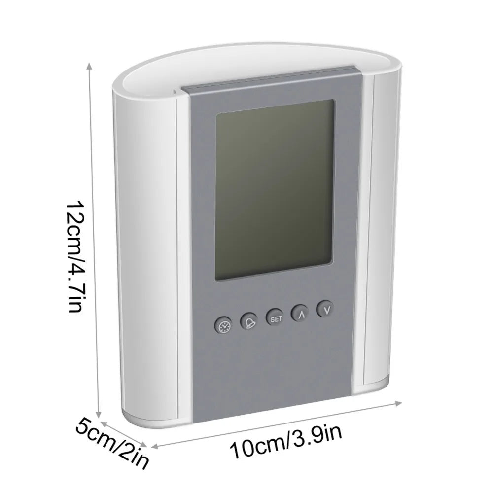 Digital Alarm Clock Pen Holder with Temperature & Calendar