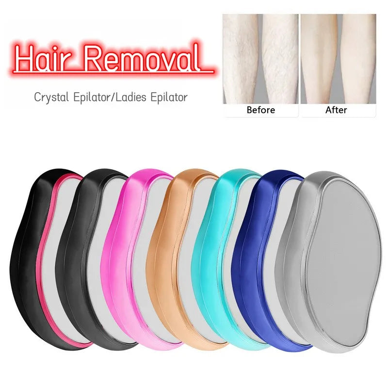 Crystal Glass Hair Remover – Nano Epilator for Smooth Skin