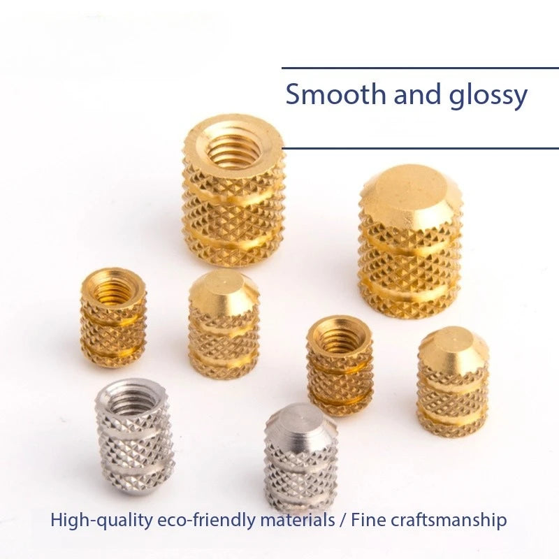 M3 M4 M5 M6 Brass Heat Set Insert Nuts for 3D Printing