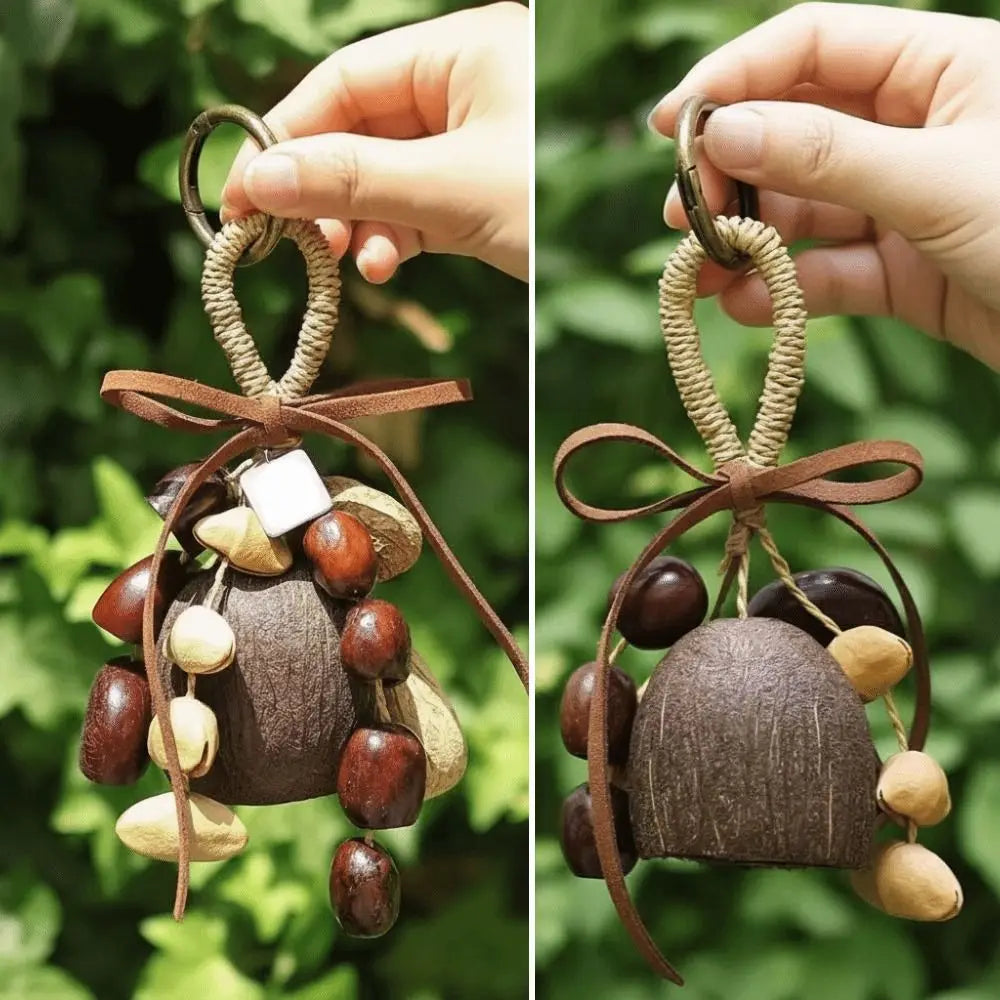 Natural Nut Shell Wind Chimes DIY Kit – Garden & Yoga Decor