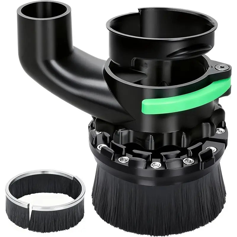 CNC Router Dust Shoe 65mm 69mm – Dual Brush & Quick-Release