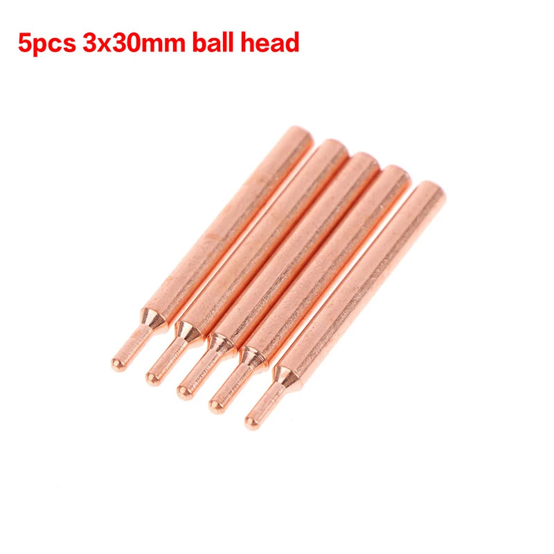 Purple Copper Spot Welder Electrode Tips for 18650 – 5/10 PCS