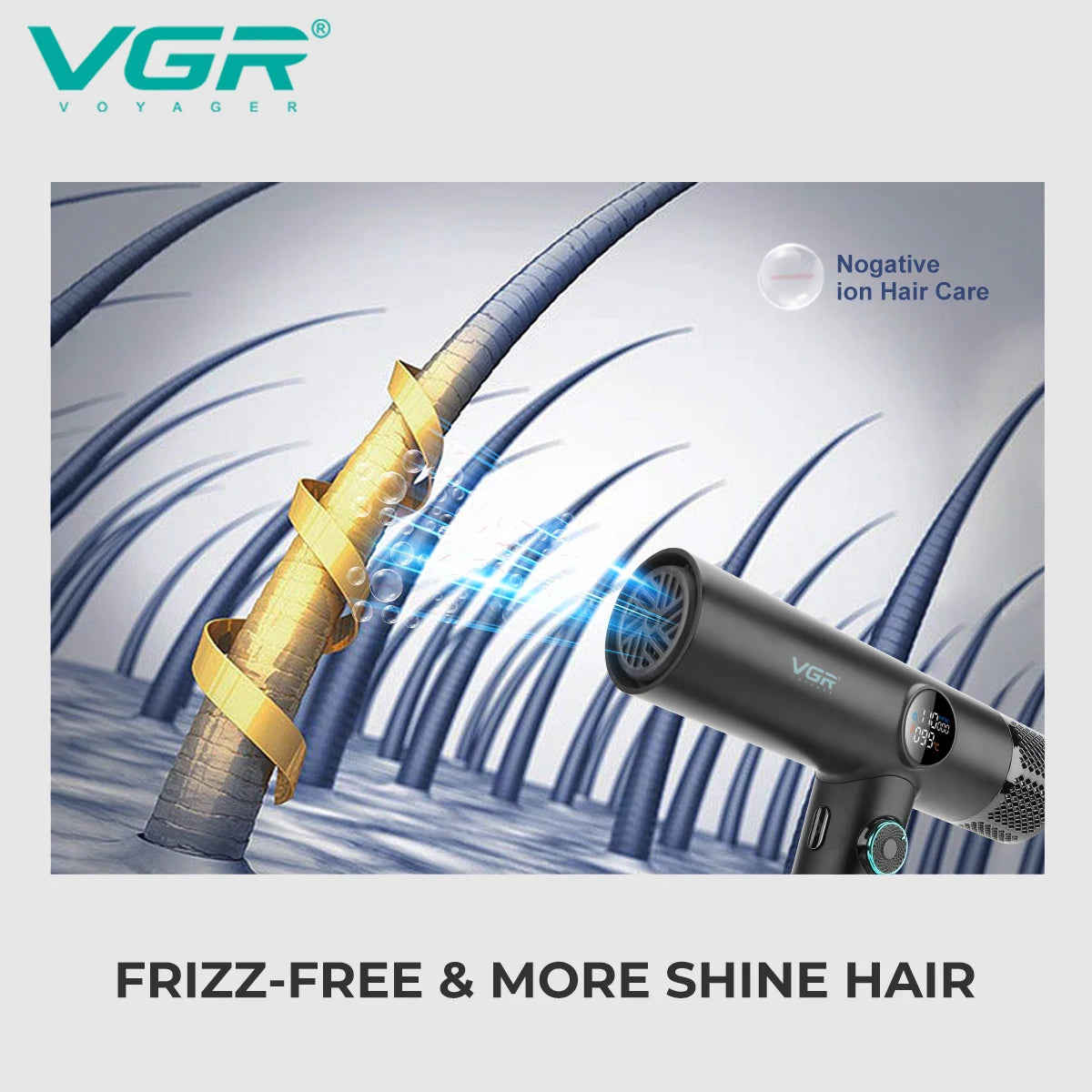 VGR V-401 Professional Hair Dryer 110000 RPM Brushless Motor