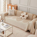 Chenille Sofa Cover Anti-Slip Universal Geometric Throw Blanket