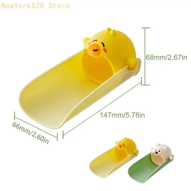 Splash-Proof Faucet Extender – Silicone & PP Kids Tap Guide
