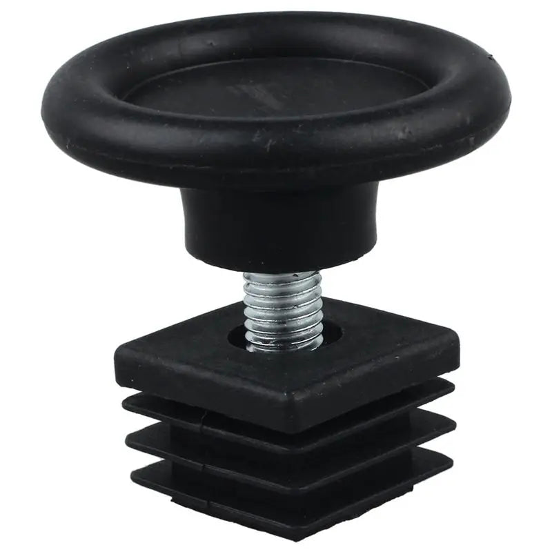 50-Set Adjustable Leveling Feet 45mm Base & 25x25mm Tube Insert Kit