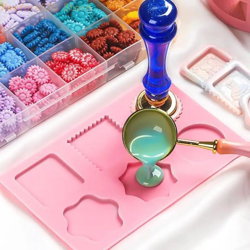 Wax Seal Stamp Silicone Mold – 6 Shapes for DIY Crafts