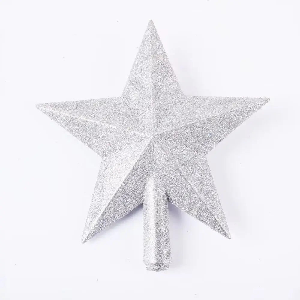 Christmas Tree Star Topper Gold Silver 15cm & 20cm