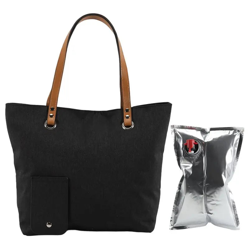 Insulated Wine Tote Bag – Leakproof Beach Cooler Carrier