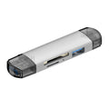 6-in-1 USB 3.0 Card Reader – Type-C, SD, TF, Micro USB