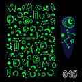 Glow in the Dark Nail Art Stickers – Halloween DIY Manicure