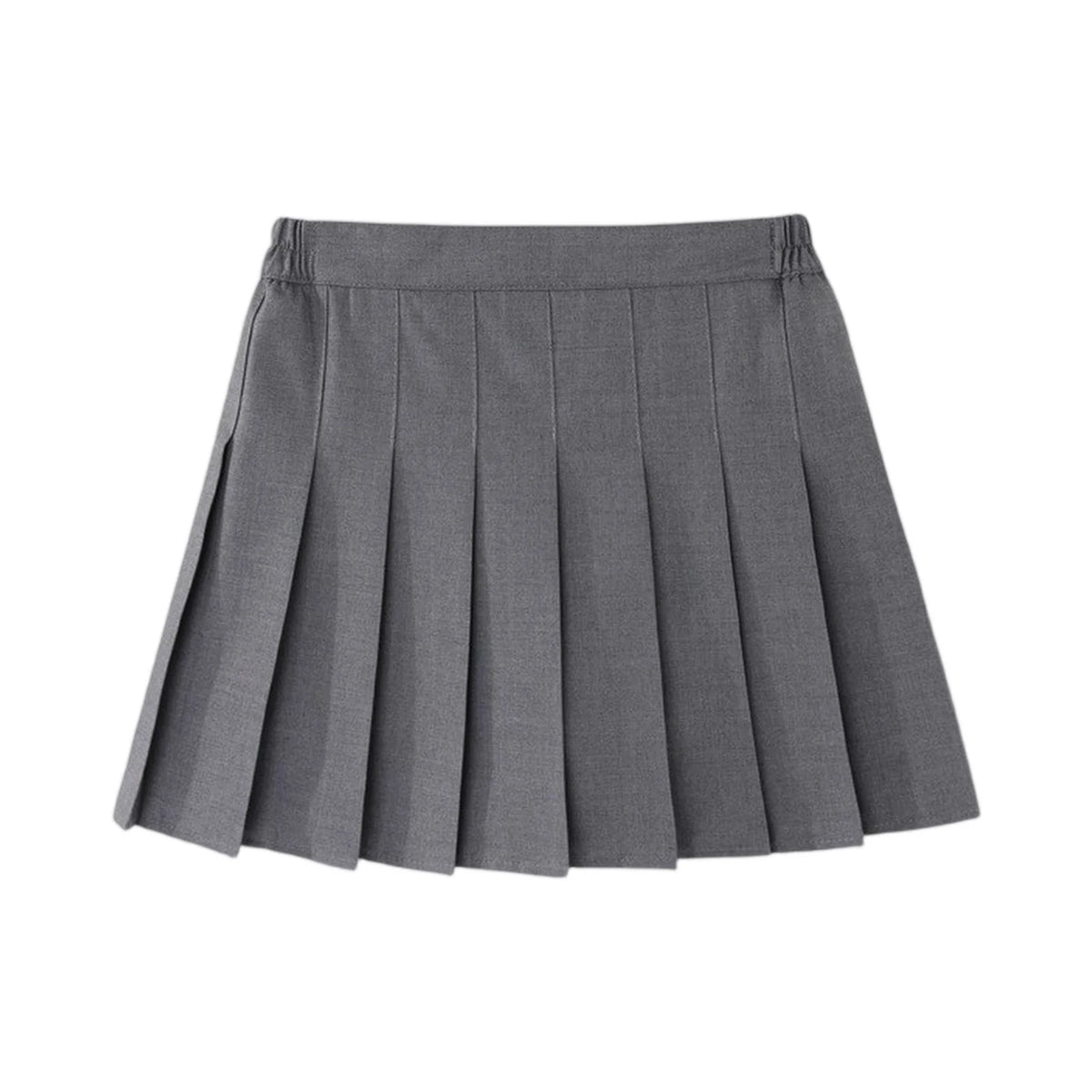 Girls A-Line Pleated Skirt with Shorts – School Uniform Mini