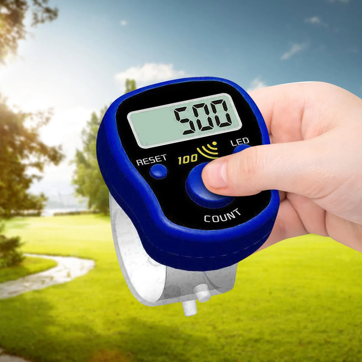 LED Digital Finger Tally Counter for Knitting & Sewing