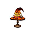 Witch Hat Stained Glass USB Table Lamp – Gothic Night Light