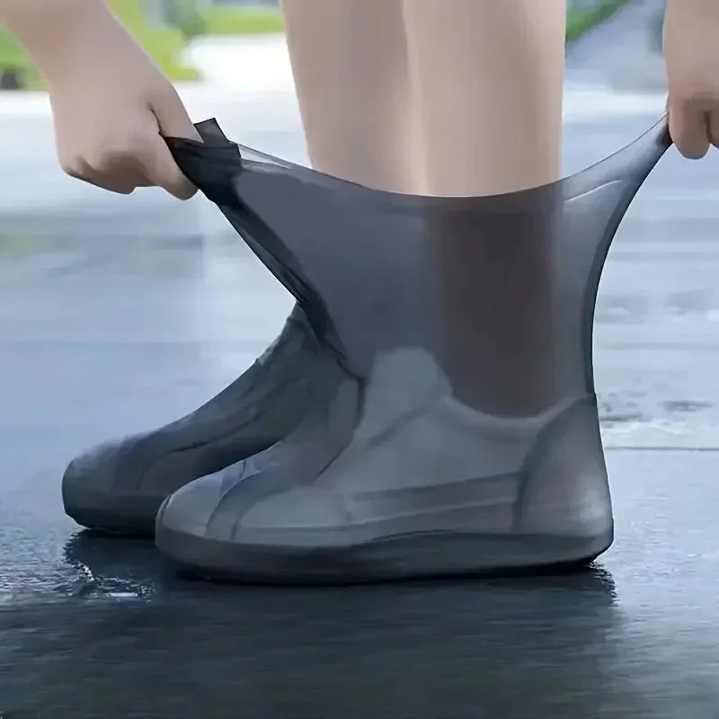 Silicone Waterproof Rain Shoe Covers – Non-Slip Overshoes M/L