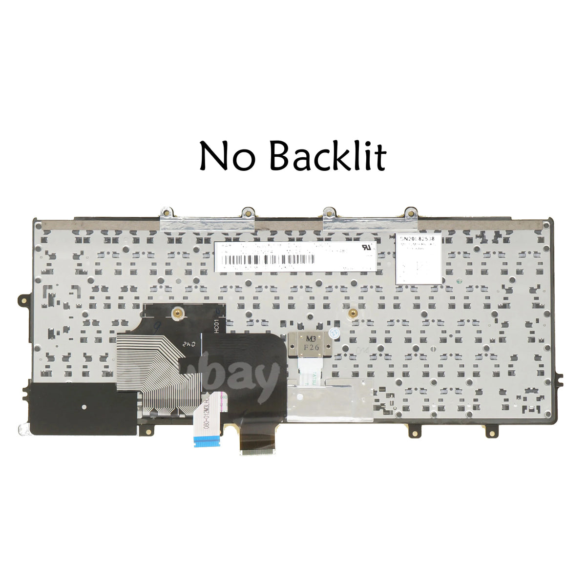 UK Hebrew Keyboard for Lenovo ThinkPad X240 X250 X260 X270 No Backlit