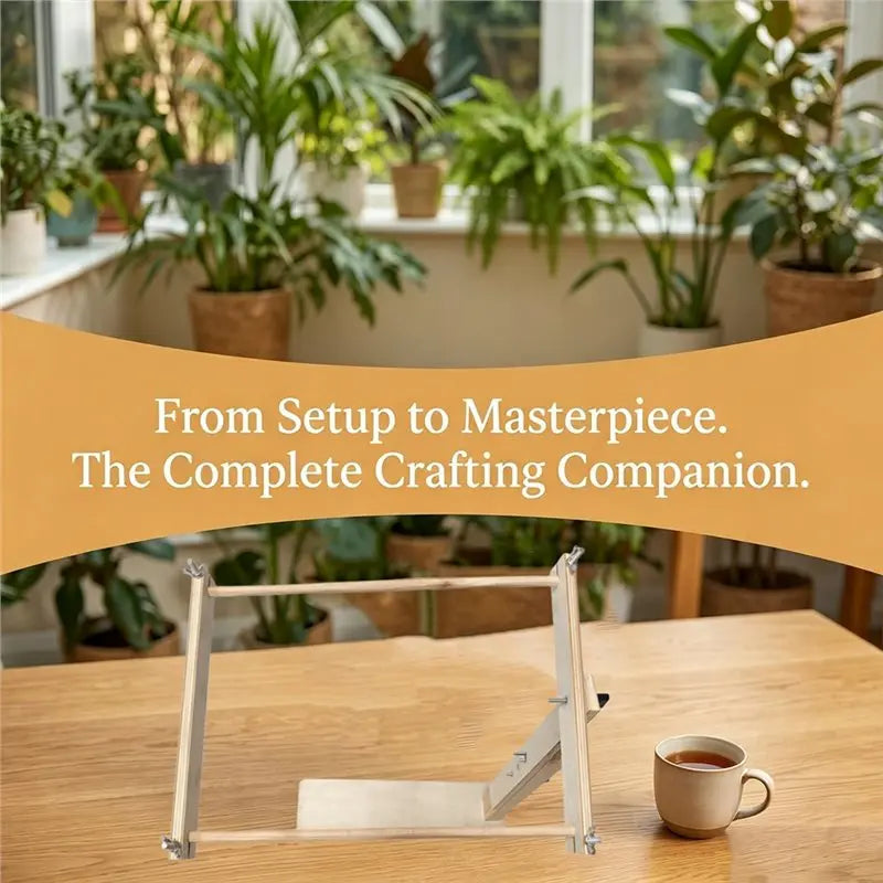 Hands-Free Embroidery Frame Holder & Cross-Stitch Stand