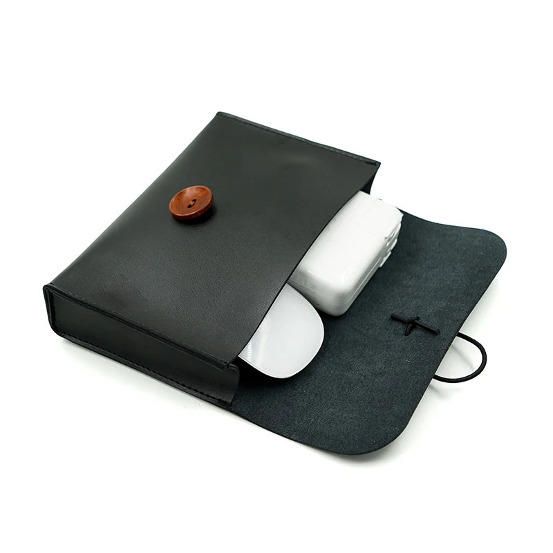 Quoko PU Leather Pouch Bag for iPad, Phone & Accessories