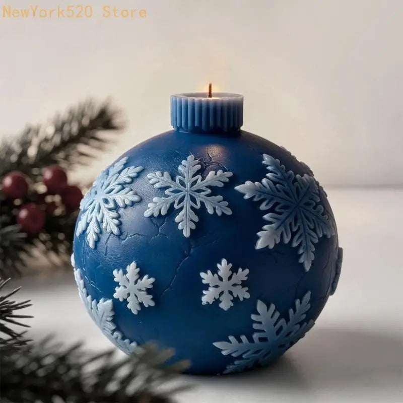 Christmas Crystal Ball Silicone Mold for Resin & Soap Crafts