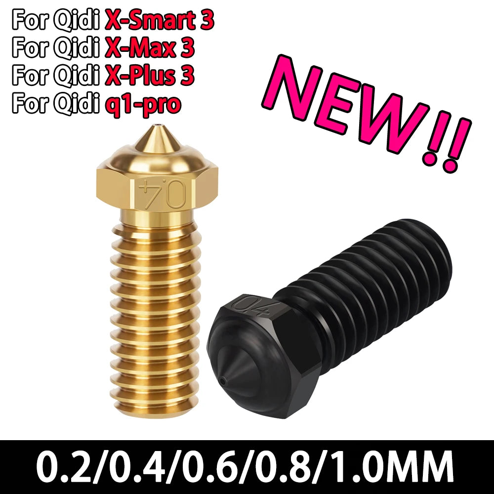 Qidi Q1 Pro / X Plus 3 / X Max 3 Replacement Nozzle Set