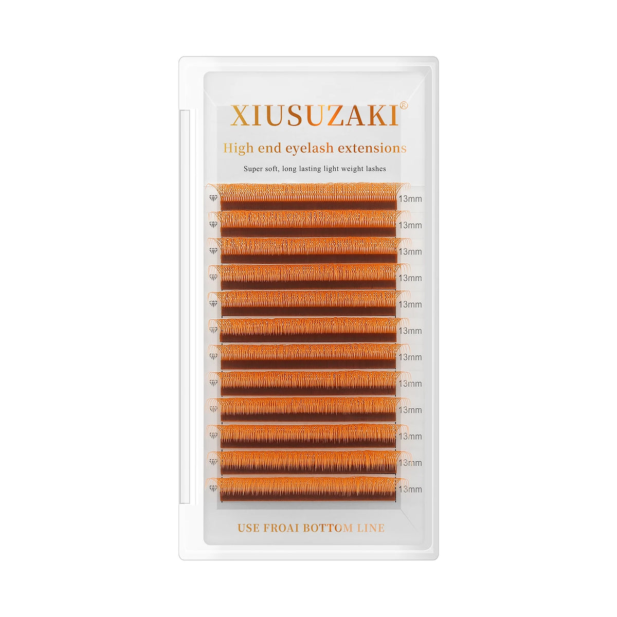 XIUSUZAKI Colorful 3D W Shape Volume Fan Lash Extensions