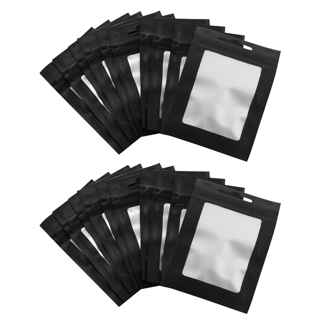 200-Pc Resealable Food Storage Bags with Clear Window | 6×10cm