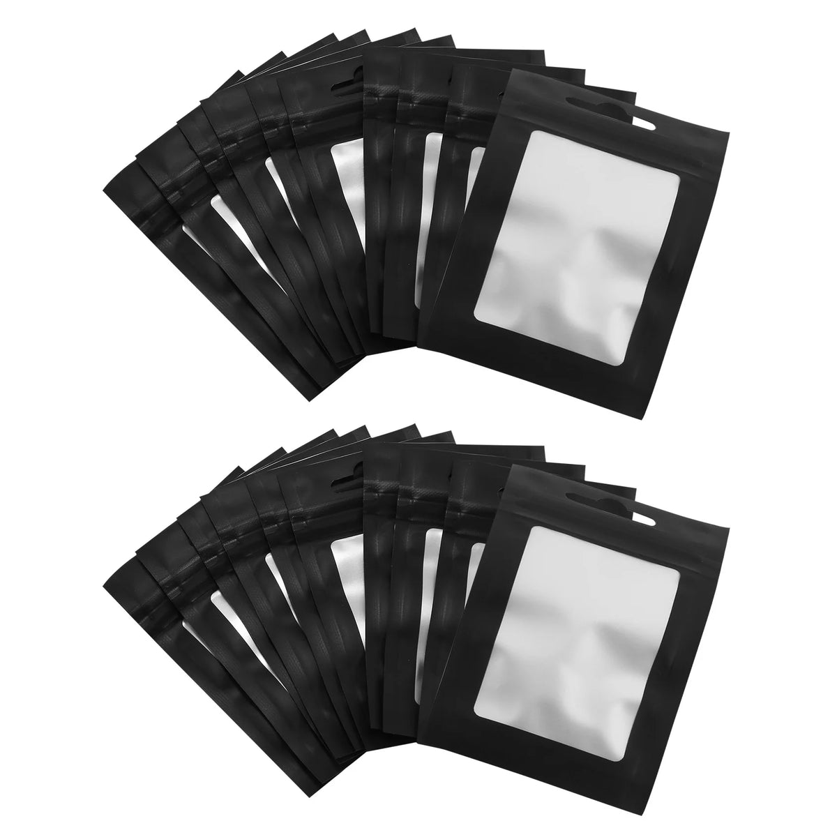 200-Pc Resealable Food Storage Bags with Clear Window | 6×10cm