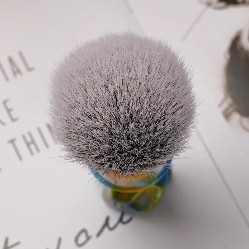 YAQI Starry Night 28mm Synthetic Wet Shaving Brush for Men