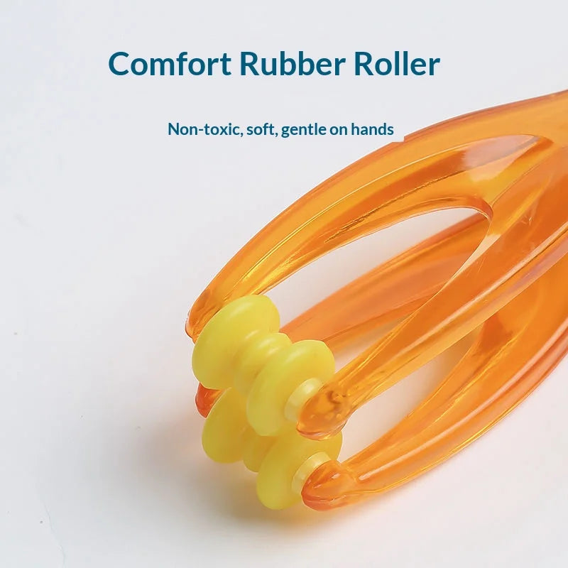 Dual Row Roller Finger Massager – Portable Hand Relaxation Tool
