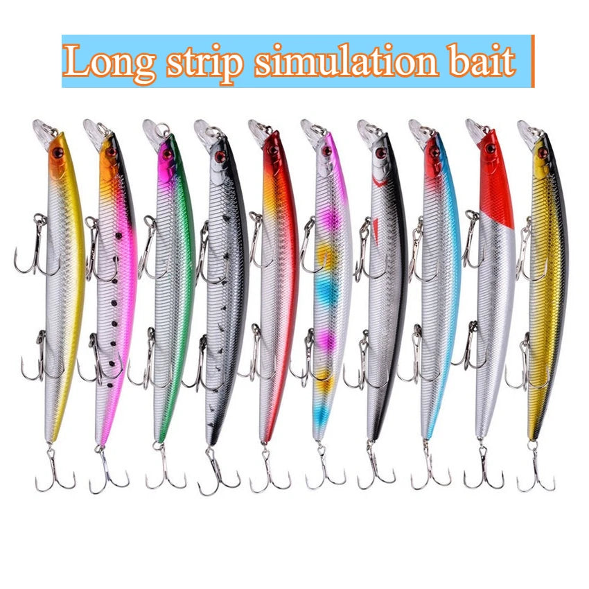 Minnow Fishing Lure Set 18cm 24g – 3/5/8 Pcs Crankbait