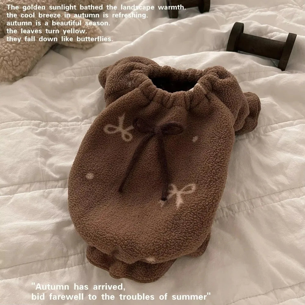 Thickened Plush Pet Vest – Warm Dog & Cat Winter Coat
