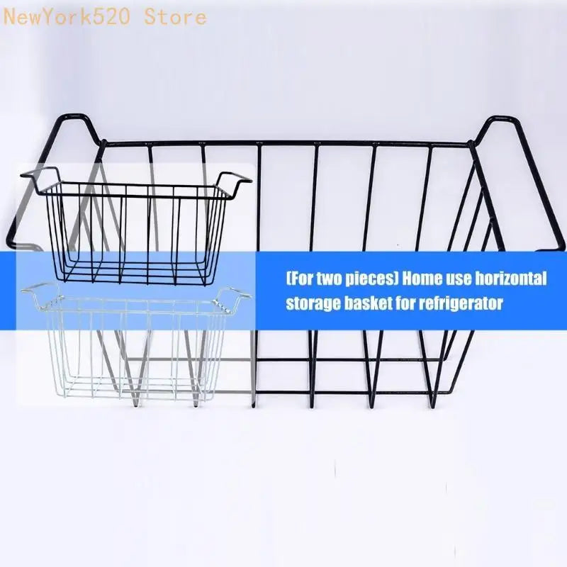 2-Pack Wire Freezer Baskets – Stackable Freezer Organizers
