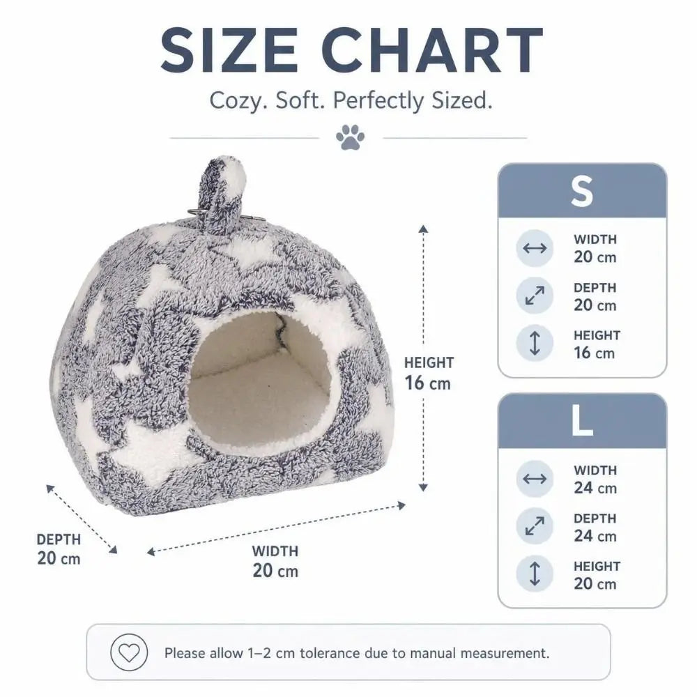 Soft Cotton Rabbit Hideout – Washable Cozy Bunny Bed Hut