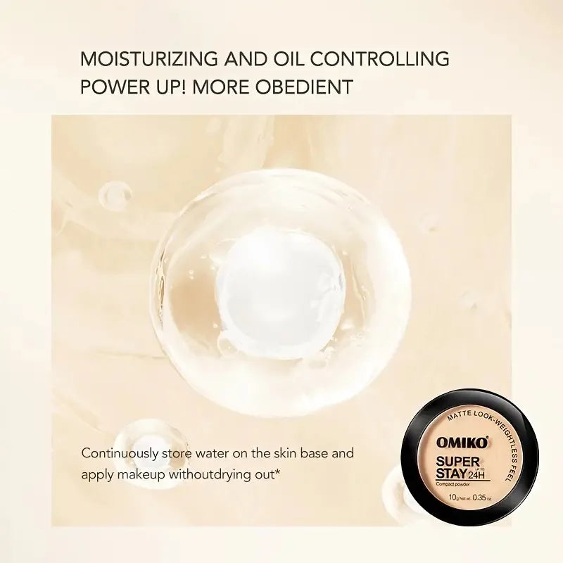 OREADEX Full Coverage Pressed Powder – Waterproof Oil Control
