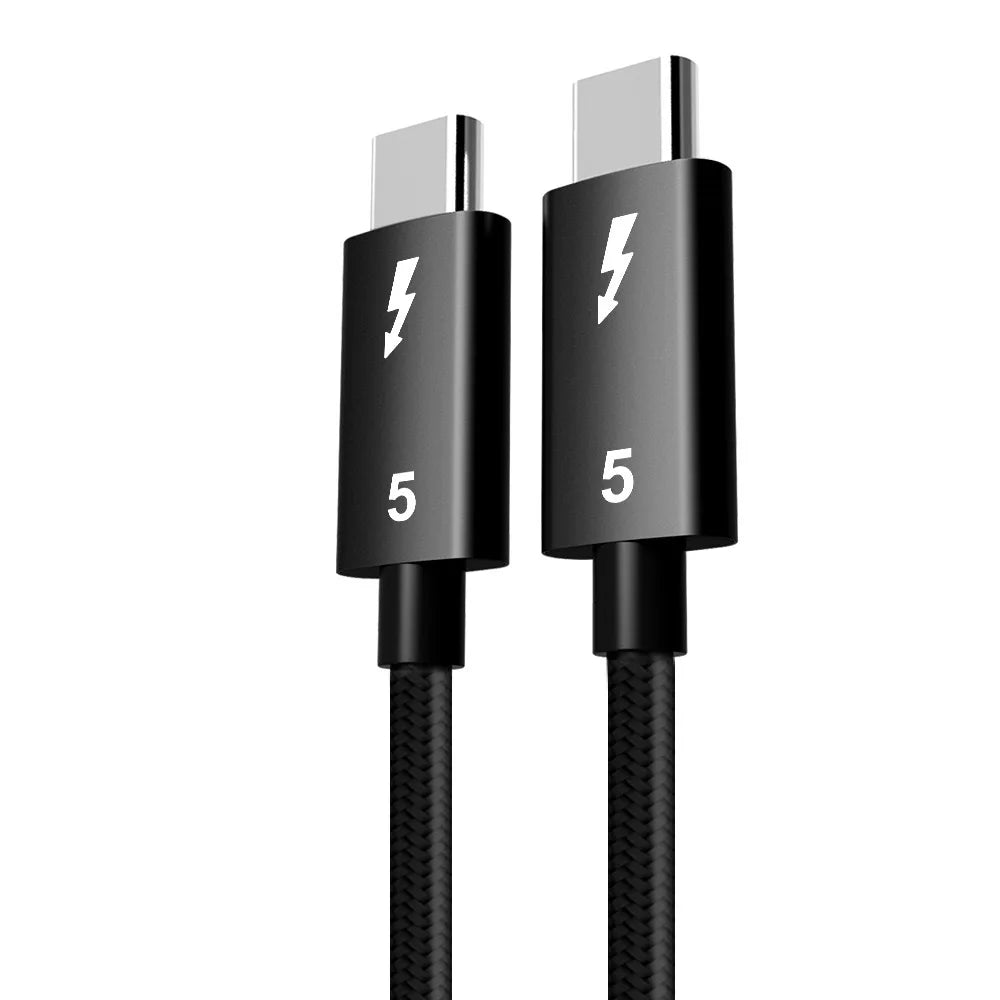 Thunderbolt 5 USB-C Cable 240W PD 80Gbps Fast Charging 16K
