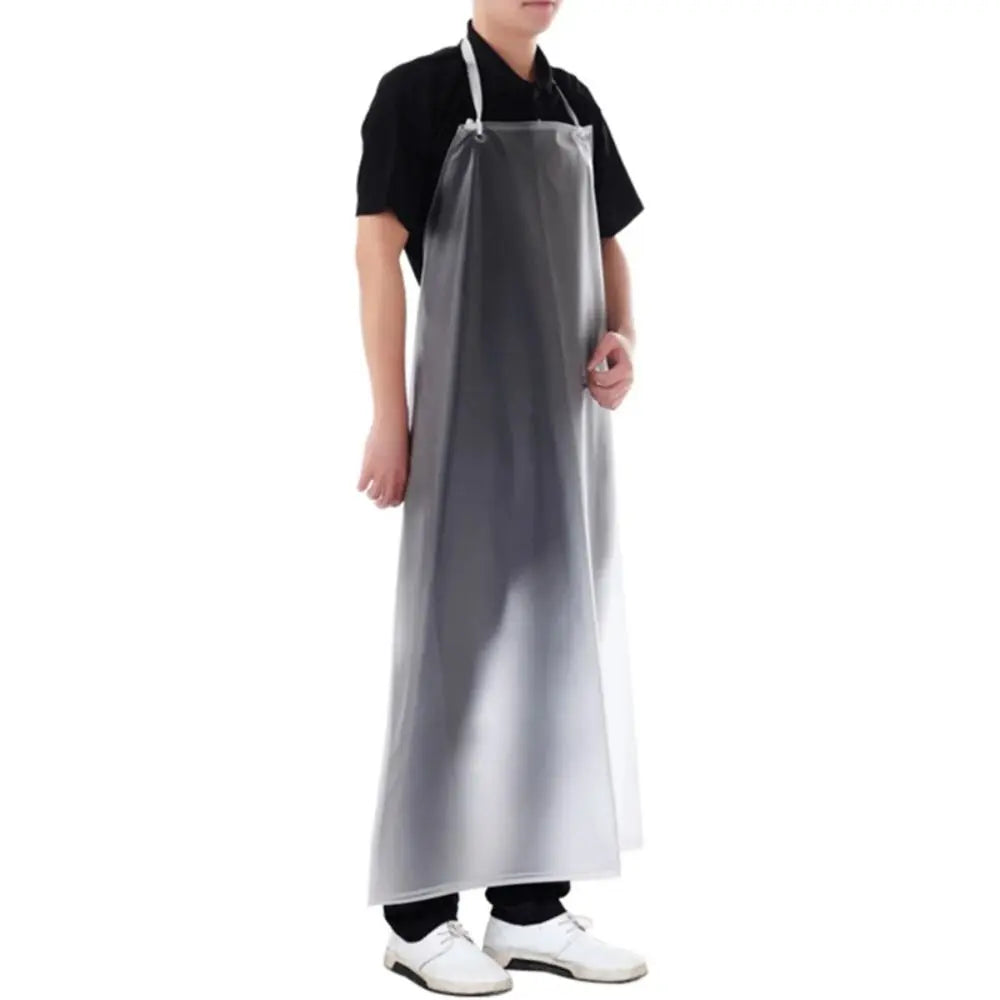 Thickened PVC Kitchen Apron – Waterproof & Oil-Resistant
