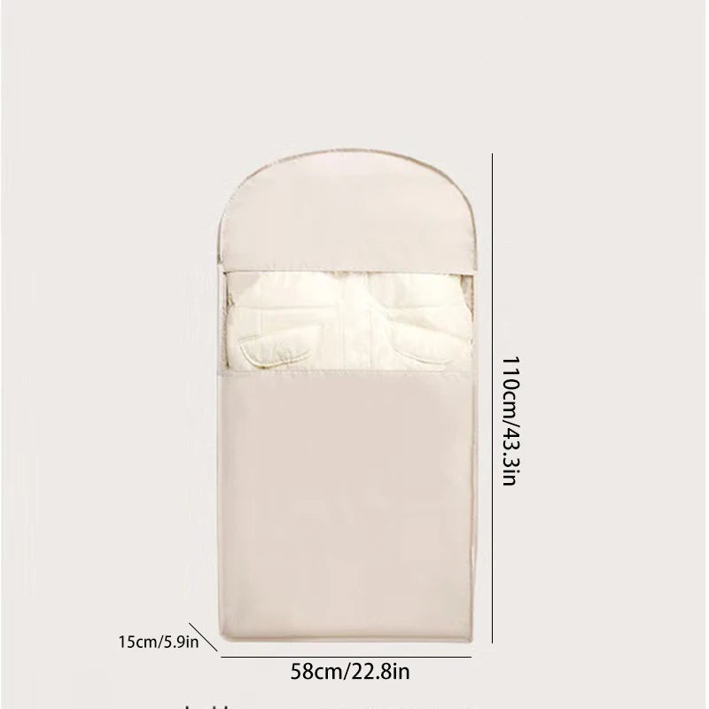 Down Jacket Compression Hanging Storage Bag – Wardrobe Organizer